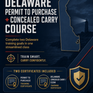 Delaware Permit to Purchase and Concealed Carry Course