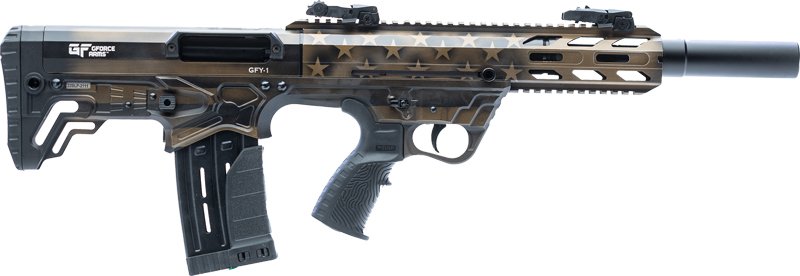 GGFY1USBNZ-1.jpg GFORCE ARMS GFY1 AR-12 12GA 3" - 18.5" 5RD BRONZE USA FLAG
