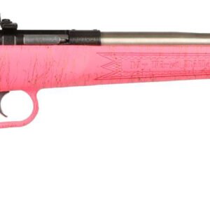 KSA CRICKETT PINK SYN 22LR GOLD WEBBED SS