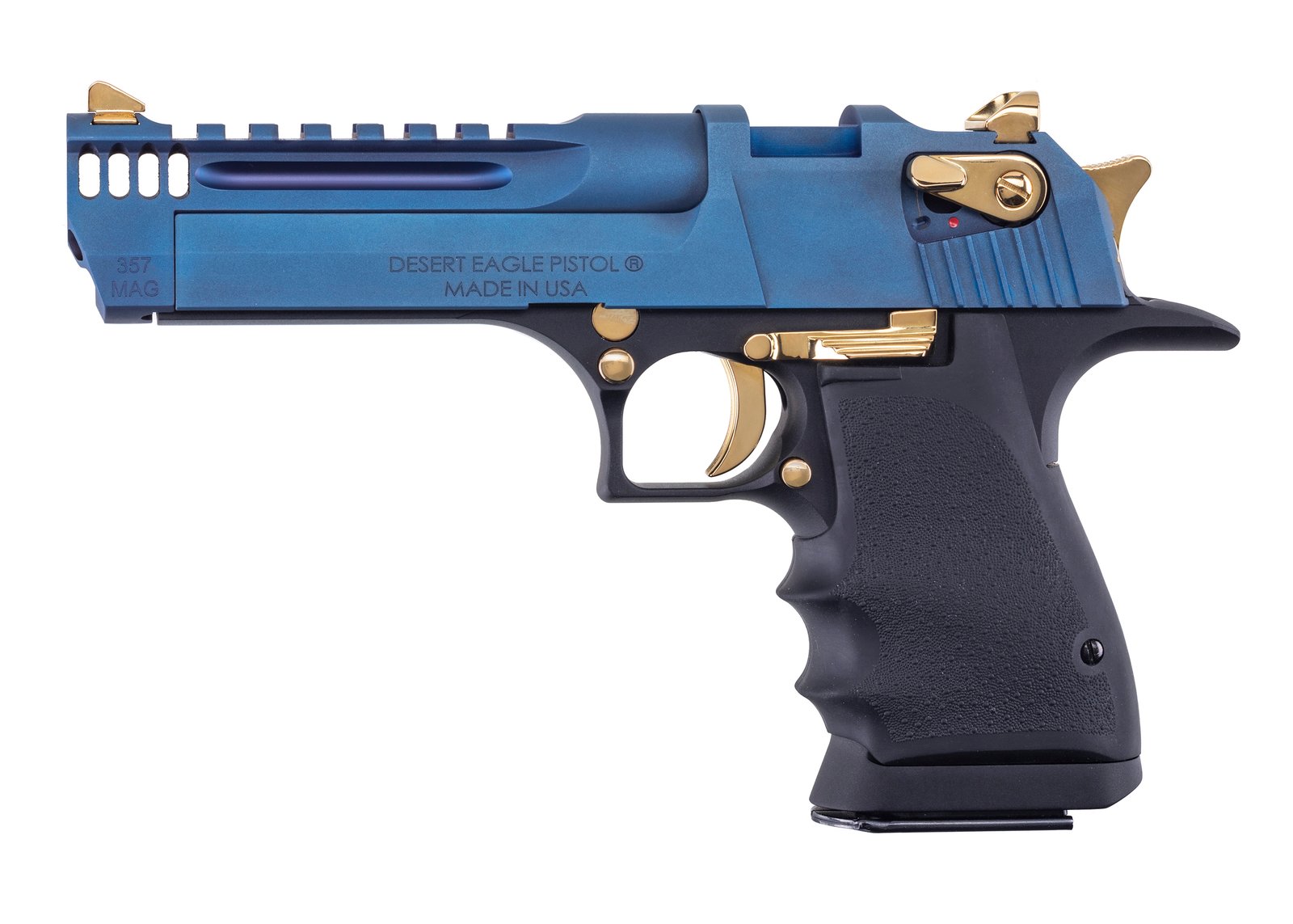 MR DESERT EAGLE 357MAG 5 BLK/CARBO BLUE - Magnum Research