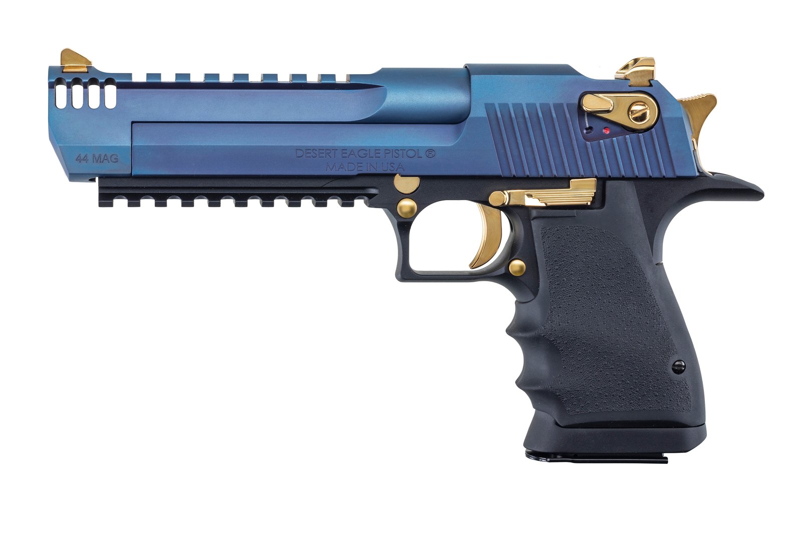MR DESERT EAGLE 44MAG 6 BLK/CARBO BLUE - Magnum Research