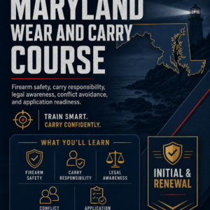 Maryland Wear and Carry Course Renewal