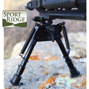 Rail Mount Adjustable Bipod Black 6 inch to 9 inch Black