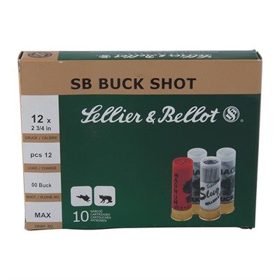 12 GAUGE 2-3/4'' 1-1/4 OZ #00 BUCKSHOT 10/BOX