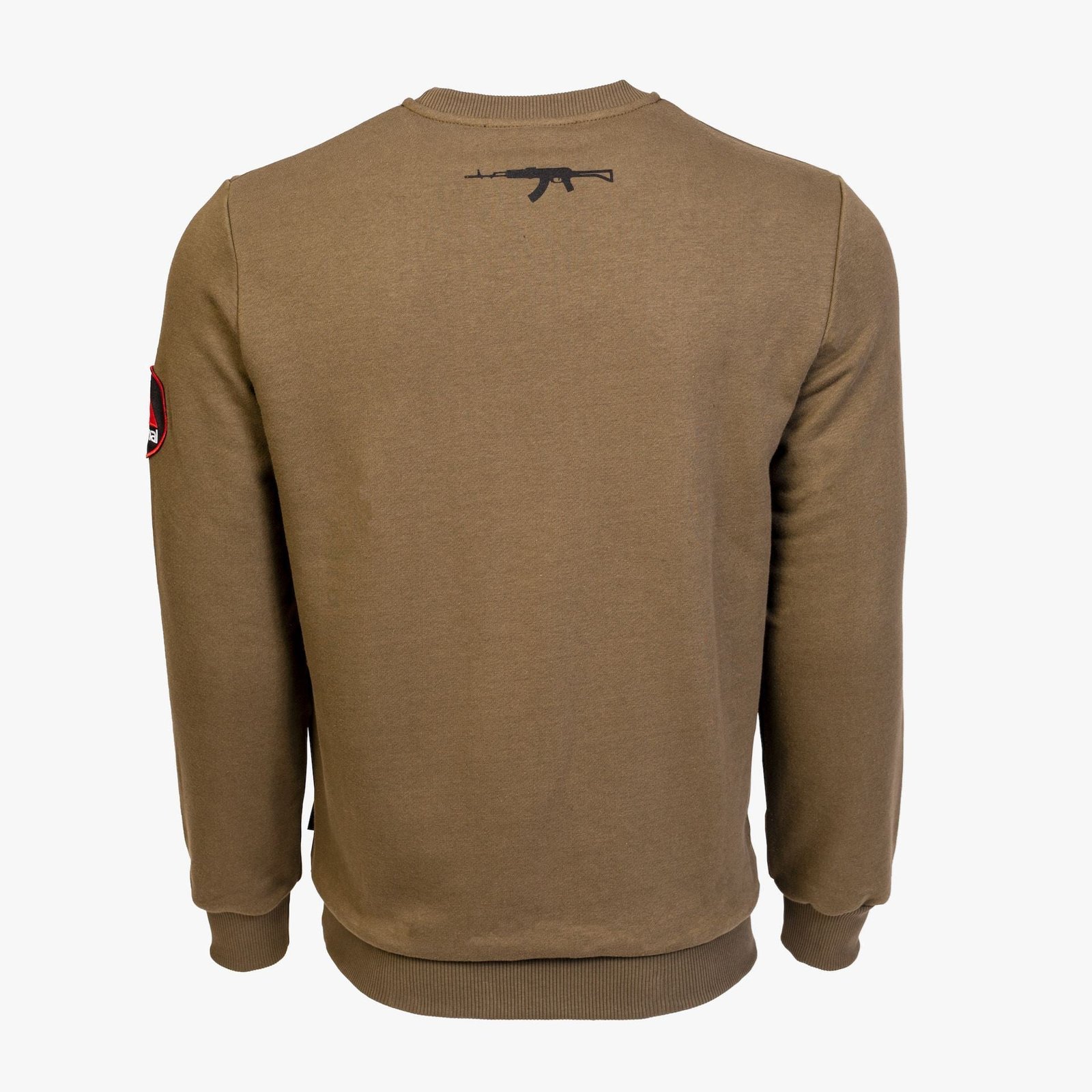 Arsenal Small Khaki Cotton-Poly Standard Fit Alpha Pullover Sweater - Image 3