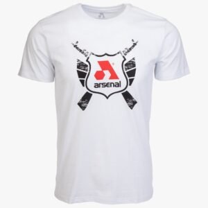 Arsenal Small White Cotton Relaxed Fit Classic T-Shirt