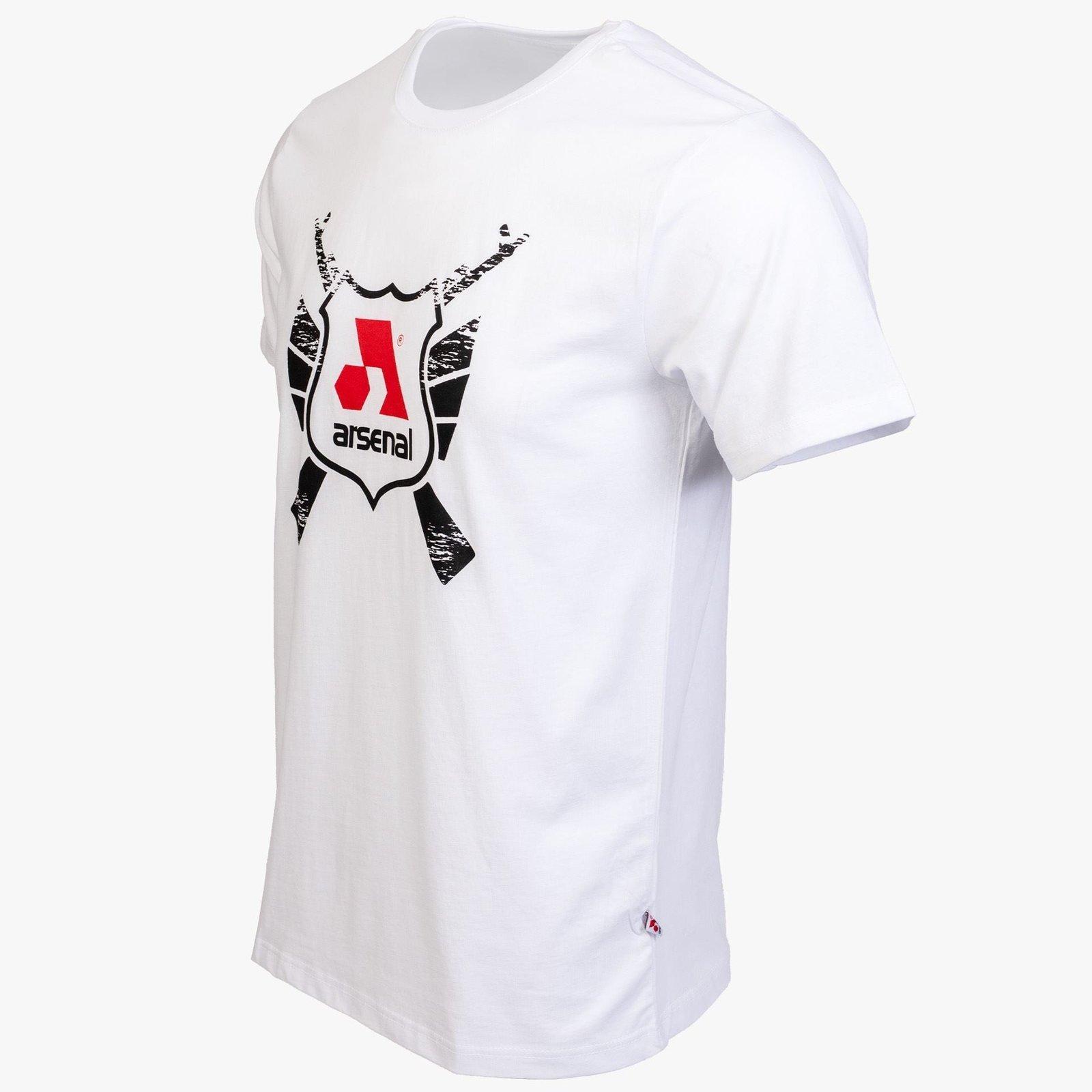 Arsenal Small White Cotton Relaxed Fit Classic T-Shirt - Image 2