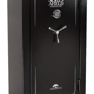Sports Afield SECSA5932P Preserve SA5932P Keypad/Key Entry Black Textured Steel Holds 32 + 6 59" H x 32" W  x 20" D Fireproof- Yes
