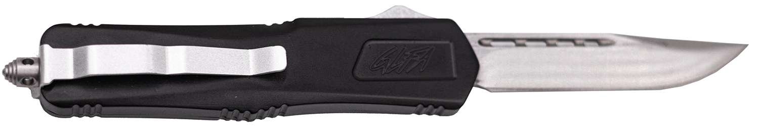 GREAT LAKES FIREARMS GLFA MEDIUM KNIFE 8IN SMOOTH BLADE BLACK