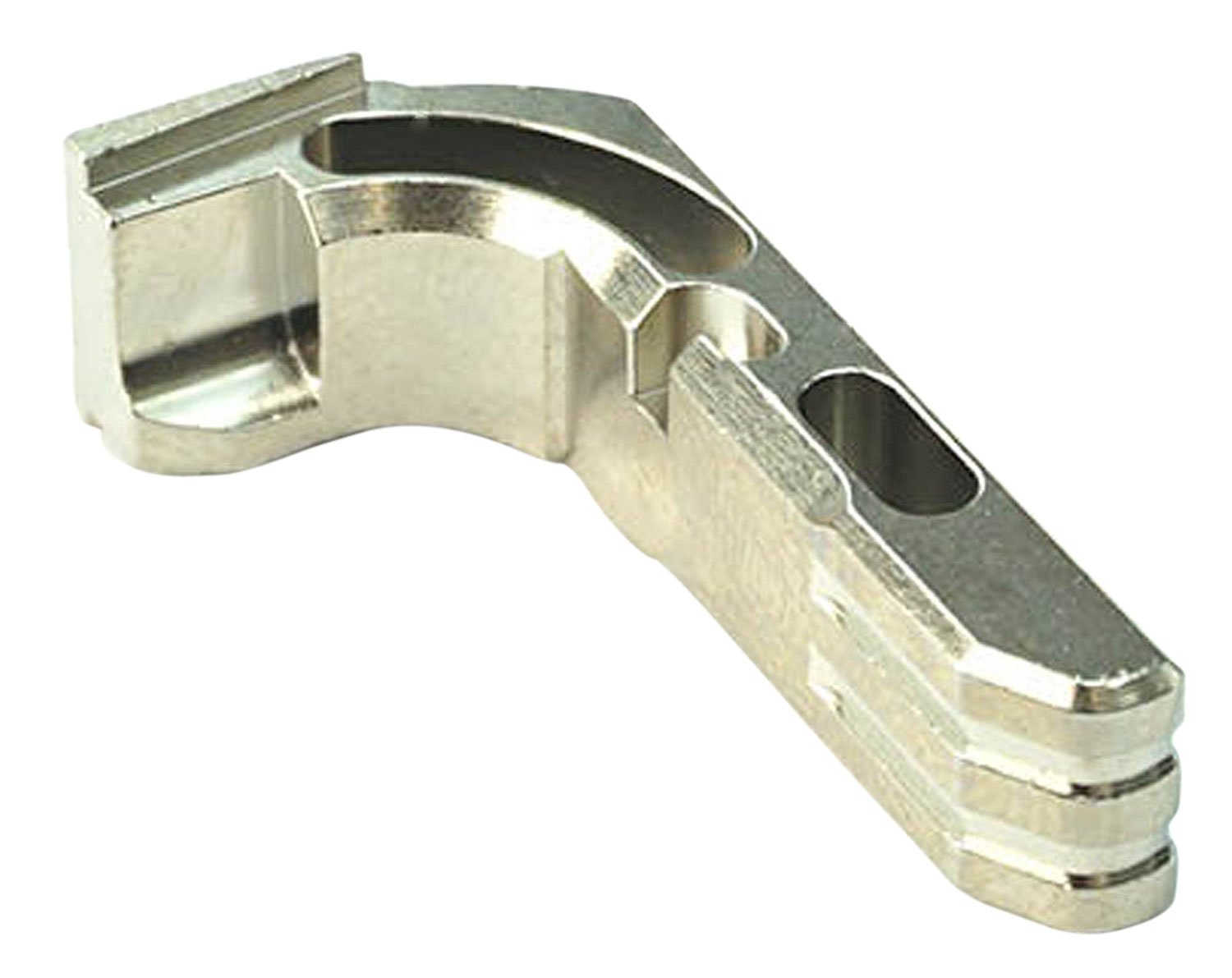 114914.jpg Cross Armory CRGMCSV Mag Catch Extended Glock Gen1-3/P80 Silver Anodized Aluminum