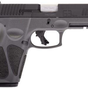 Taurus 1G3B941G15 G3  Full Size Frame 9mm Luger 15+1 4" Matte Stainless Steel Barrel, Matte Black Tenifer Cerakote Serrated Steel Slide, Gray Polymer Frame w/Picatinny Rail, Polymer Grip, Right Hand