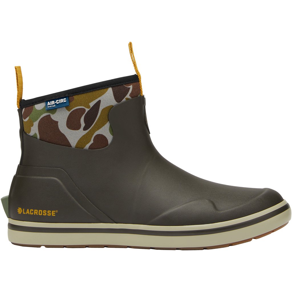 Lacrosse Men's Alpha Deck Boot Black Olive/Camo Size 10 - Image 2