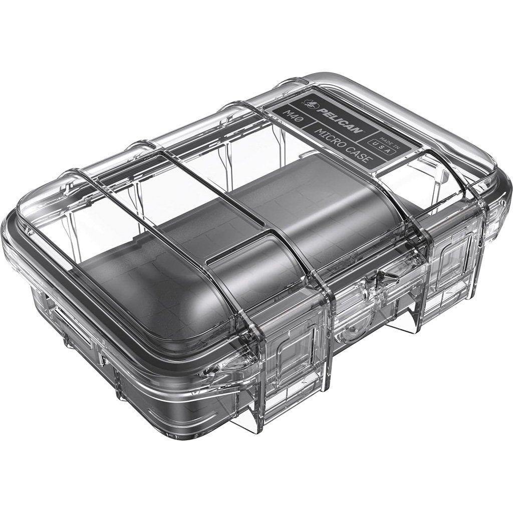 Pelican Waterproof M40 Micro Case Black/Clear