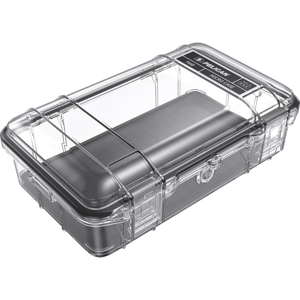 Pelican Waterproof M60 Micro Case Black/Clear