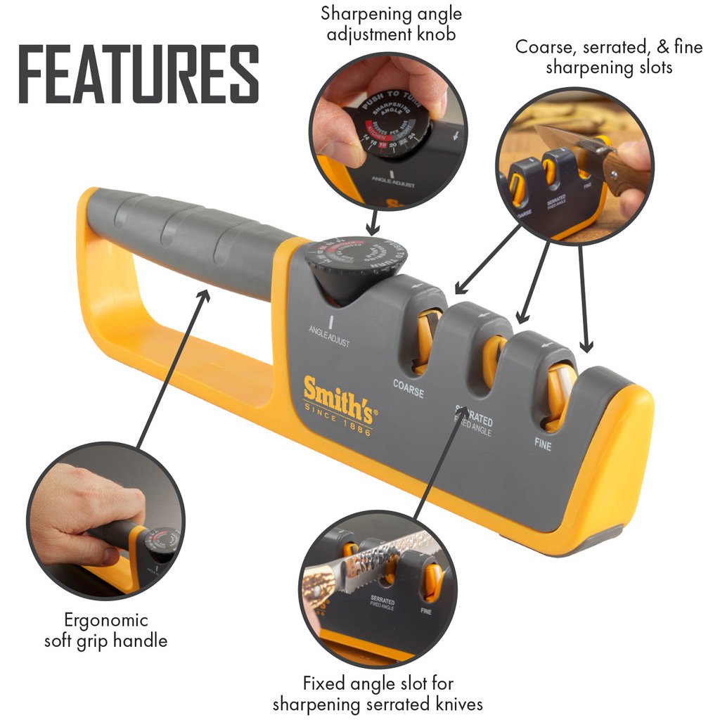 Smiths Adjustable Angle Knife Sharpener