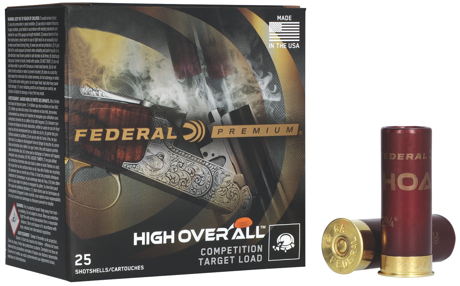 Federal HOA289 Premium High Over All 28Gauge 2.75" 3/4oz 9Shot 25 Per Box/10 Case