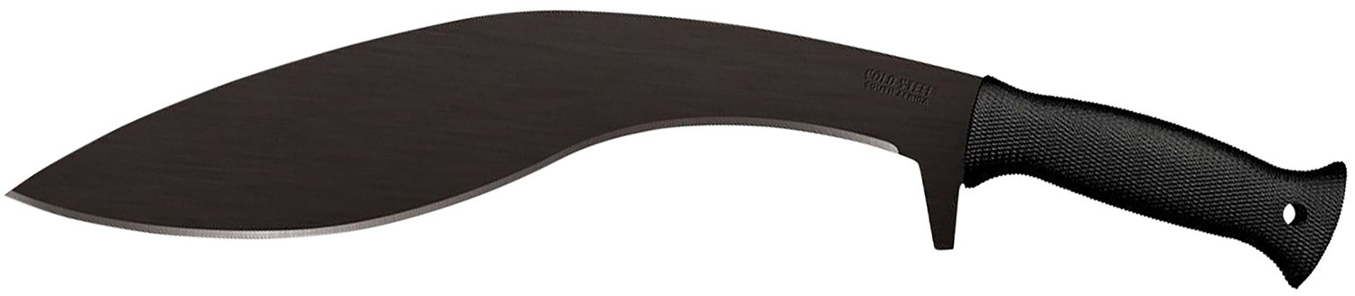 145304.jpg Cold Steel CS97KMPS Kukri Plus 13" Black Matte Baked-On Anti Rust 1055 Carbon Steel Blade/ Black Polypropylene Handle 18" Long Includes Sheath