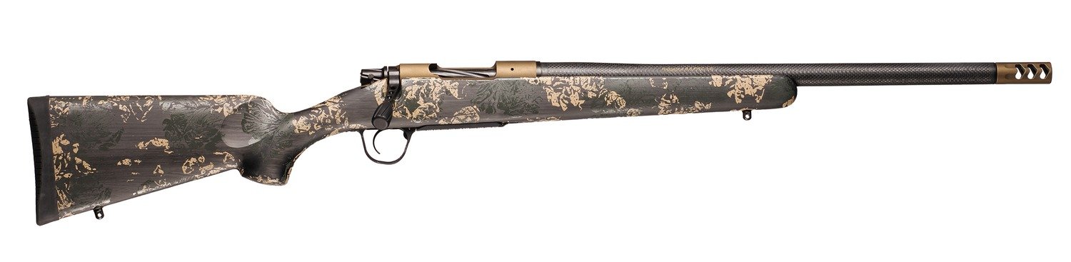 Christensen Arms 8010619300 Ridgeline FFT 280 Ackley Improved 3+1 22" Carbon Fiber/Threaded Barrel, Burnt Bronze Cerakote, Green with Black/Tan Accents Stock