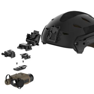 InfiRay Outdoor AC52 Micro-Pictail Helmet/Weapon Shoe Quick Detach Black Dovetail Mount