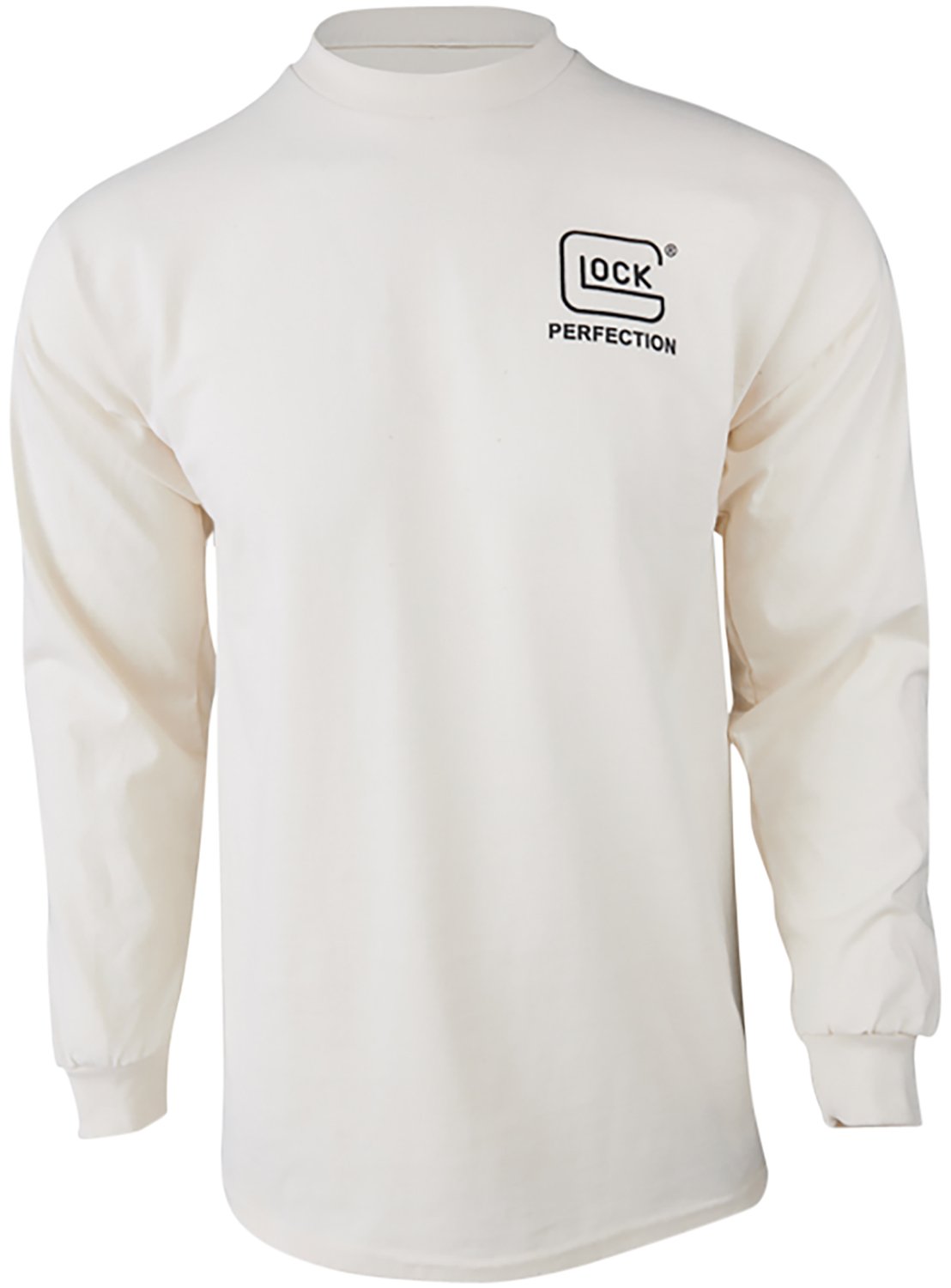 Glock AP96071 Born In Austria  Tan Pre-Shrunk Cotton Long Sleeve Small