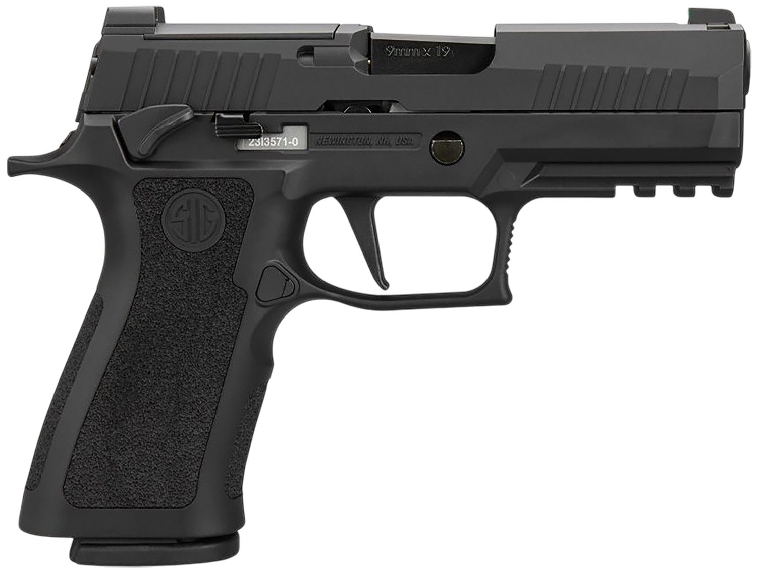 164672.jpg Sig Sauer Airguns AIRP320XCABB CO2 21rd 4.5" Barrel, 350 fps Velocity, Frame Includes Beavertail & Accessory Rail