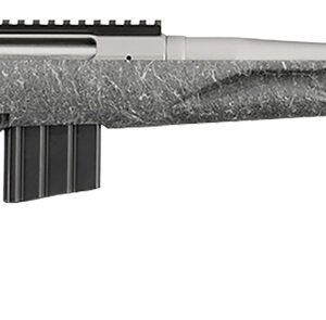 Ruger 46907 American II Full Size 400 Legend 5+1 20" Cobalt Cerakote Spiral Fluted Threaded Barrel & Alloy Steel Receiver w/Picatinny Rail, Gray Splatter Adj LOP Synthetic Stock