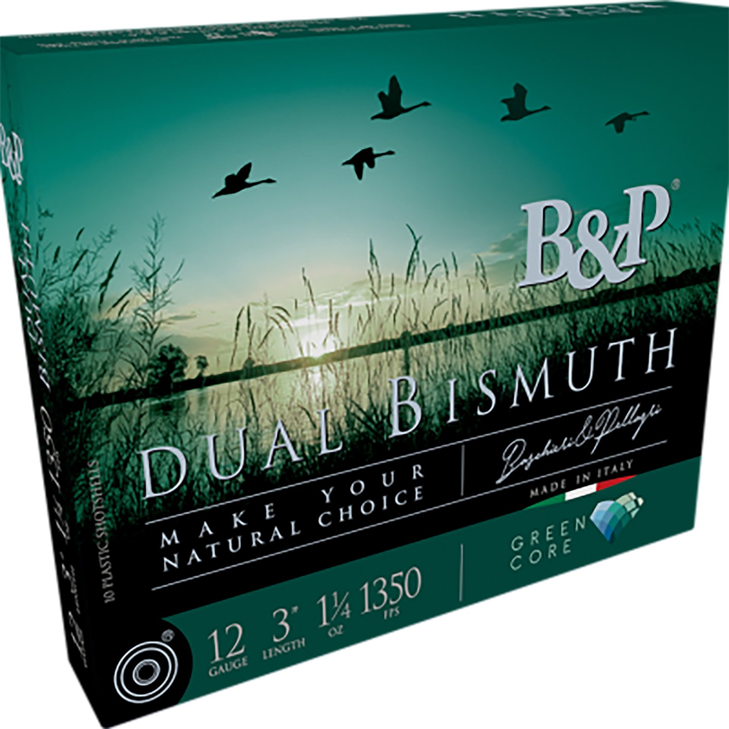 167981.jpg B&p Ammunition 12B5DB43 Dual Bismuth 12Gauge 2.75" 1 1/5oz Bismuth 3/4Shot 10 Per Box/10 Case