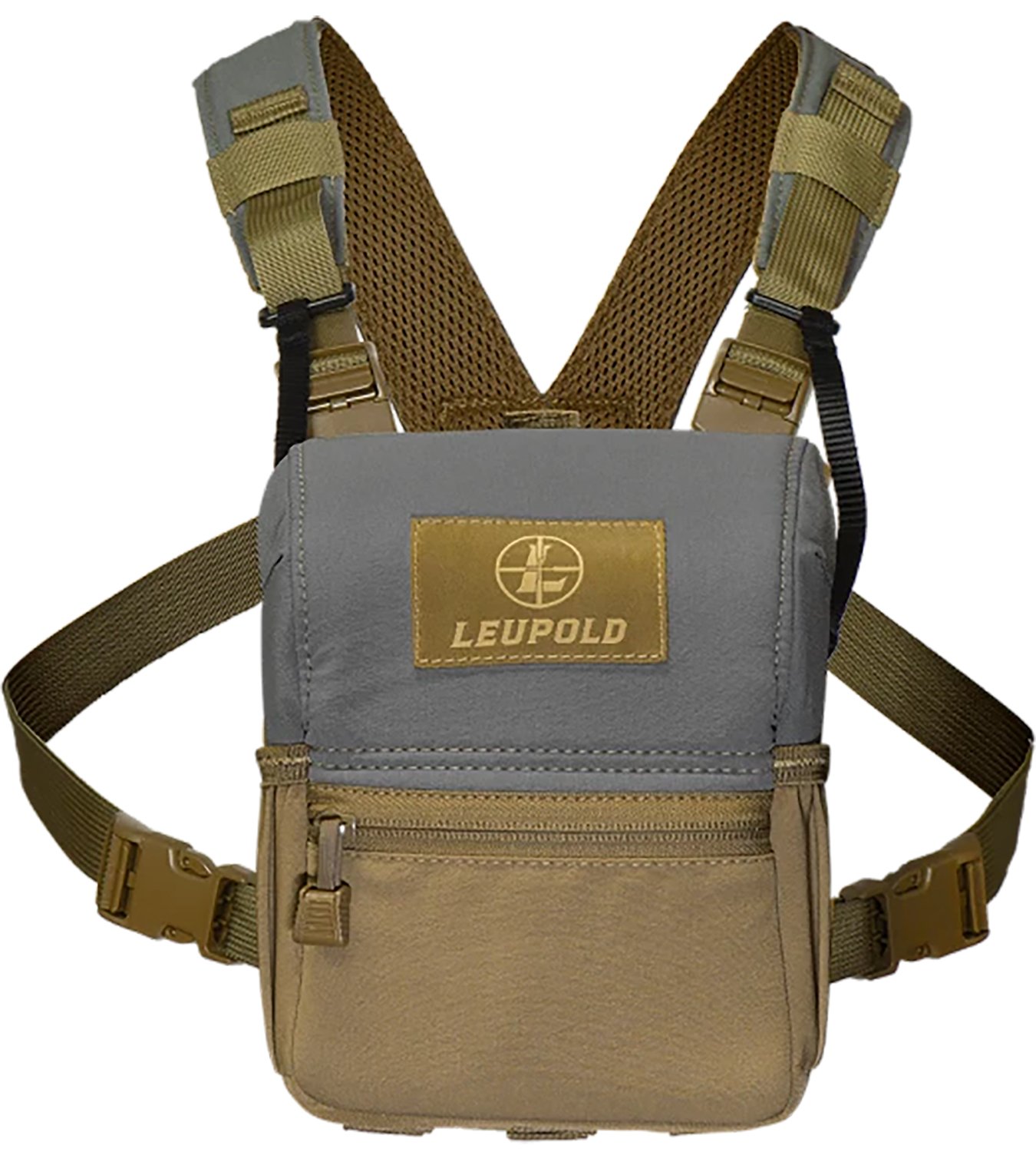 173504.jpg Leupold 185627 Enclosed Binocular Harness Non-Magnetic Tan/Gray