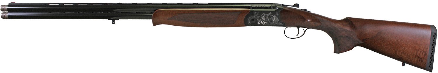 174697.jpg Iver Johnson Arms IJ60020 IJ600 20 Gauge Break Open 3" 2rd 28" Over/Under Vent Rib Barrel, Matte Black Chromed w/Engraving Steel Receiver, Fixed Walnut Checkered Wood Stock & Forend