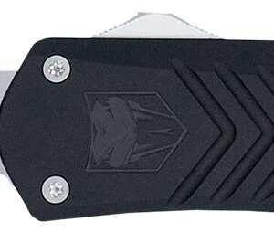 CobraTec Knives MBLKFSXGEN3TNS FS-X Gen III Medium 3" OTF Tanto Plain Stonewashed D2 Steel Blade, 4.68" Aluminum Handle