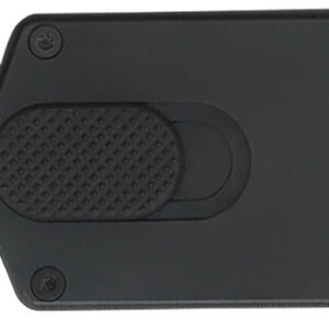 CobraTec Knives CTASPBLK ASP  1.94" OTF Dagger Plain D2 Steel Blade, 3.31" Black Aluminum Handle