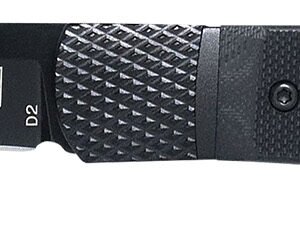CobraTec Knives CTTHRG10BKO Trapper  Small 3.13" Folding Plain 154CM SS Blade, 4.25" Black G10 Handle