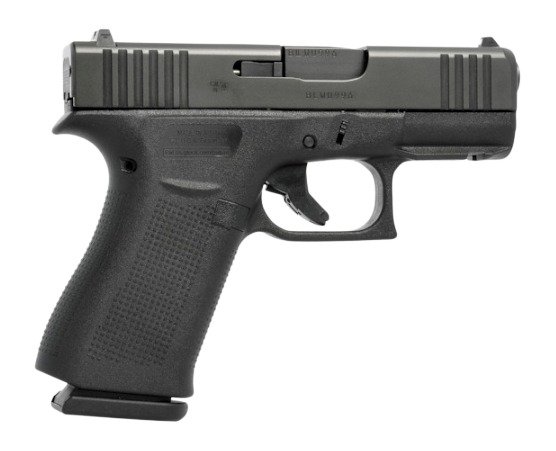 Glock PX4350201FR G43X  Slim Sub-Compact Frame 9mm Luger 10+1 3.41" Black GMB Barrel, Black nDLC Serrated Steel Slide, Black Polymer Frame w/Picatinny Rail, Black Textured Polymer Grip, Ambidextrous