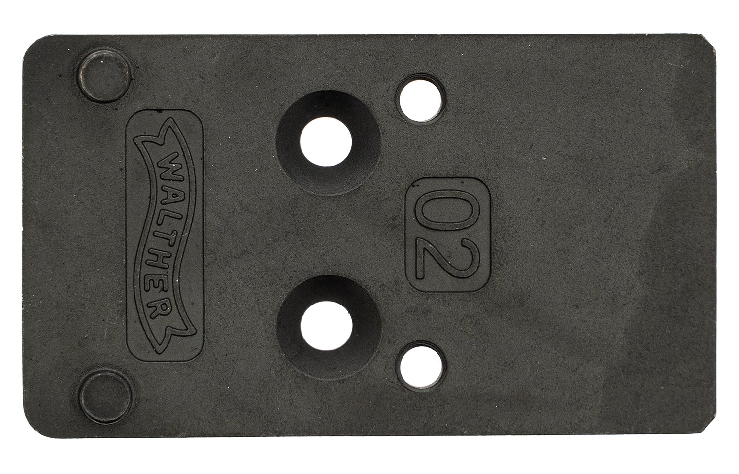 179999.jpg Walther Arms 5136209 Optic Plate Black Steel Fits Walther PDP 2.0