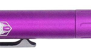 CobraTec Knives CNCOTFPPURGEN2 Tactical Pen Gen II Purple Aluminum D2 Steel Blade, Includes Pocket Clip
