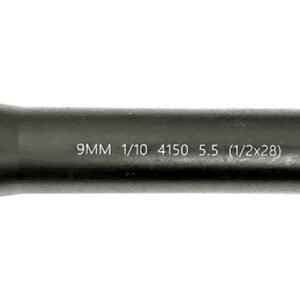 Lead & Steel Llc LS9MM5.5-28 AR9 9mm Straight Profile Black Nitride Chrome Moly Vanadium