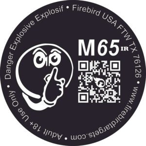 Firebird USA M65IR M65IR  Moving Trajectory/Static Impact Enhancement Flash/Smoke/Sound Universal Firearm 65mm 10 Targets