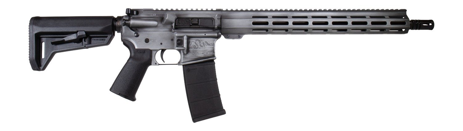 193756.jpg Shark Coast Tactical 300-065-1000-04 Liberty Or Death 5.56 NATO 30+1 16" Black Melonite Threaded Barrel, Aluminum Receiver w/Picatinny Rail, M-LOK Handguard, Magpul MOE SL Black Polymer Stock, Magpul