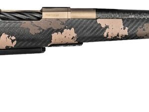 Fierce Firearms RIVSCX65PRC22BDS Carbon Rival XP 2.0 6.5 PRC 22" Smoked Bronze Cerakote Spiral Fluted Stainless Steel Barrel & Drilled & Tapped Receiver, Desert Shadow Camo Adj Comb Carbon Fiber Stock