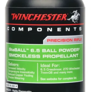 WINCHESTER SMOKELESS POWDER STABALL 6.5 1LB ( 10 PER CASE )