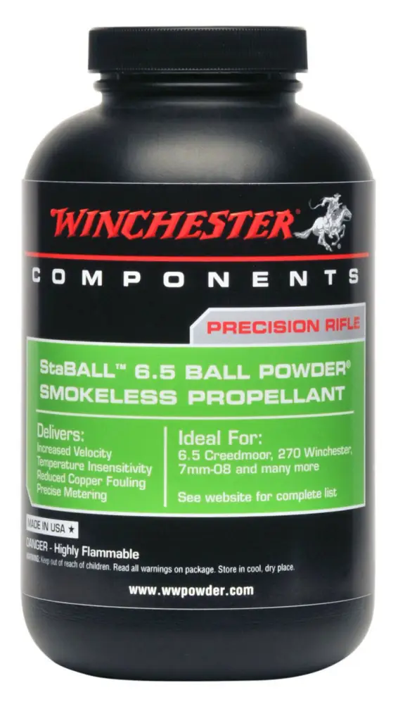 344493-14360814.webp WINCHESTER SMOKELESS POWDER STABALL 6.5 1LB ( 10 PER CASE )