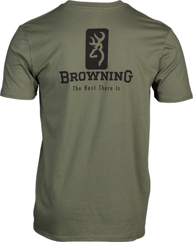 BROWNING SS T-SHIRT EMBLEM - MILITARY GREEN XLARGE