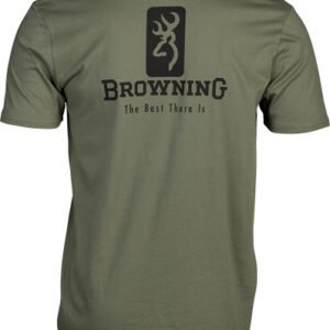 BROWNING SS T-SHIRT EMBLEM - MILITARY GREEN XXLARGE