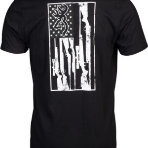 BROWNING SS T-SHIRT BROWNING - LEGACY FLAG BLACK LARGE