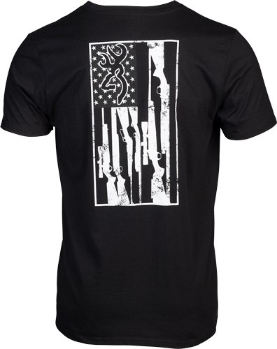 BROWNING SS T-SHIRT BROWNING - LEGACY FLAG BLACK XLARGE
