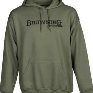 BROWNING HOODIE BRANDED BUCK - MARK GREEN XLARGE