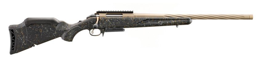 RUGER AMERICAN RIFLE GENERATION II PRAIRIE 6.5 CREED 20IN BARREL 3RD SMOKE BRONZE CERAKOTE BLACK SPLATTER STOCK 46973