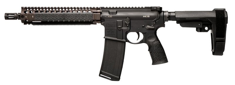 DDM4 MK18 Pistol 5.56 10.3" RIS II FDE