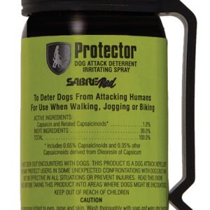 Sabre SRPMK3 Dog Spray  Capsaicin Range 15 ft 1.80 oz Includes Belt Clip