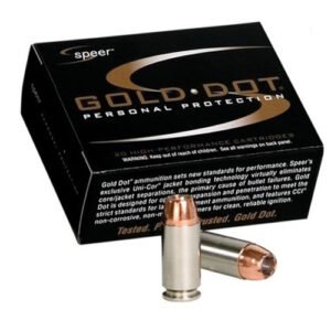 CCI 40 S&W Ammunition Speer 23974 180 Grain Gold Dot Short Barrel Hollow Point 20 Rounds